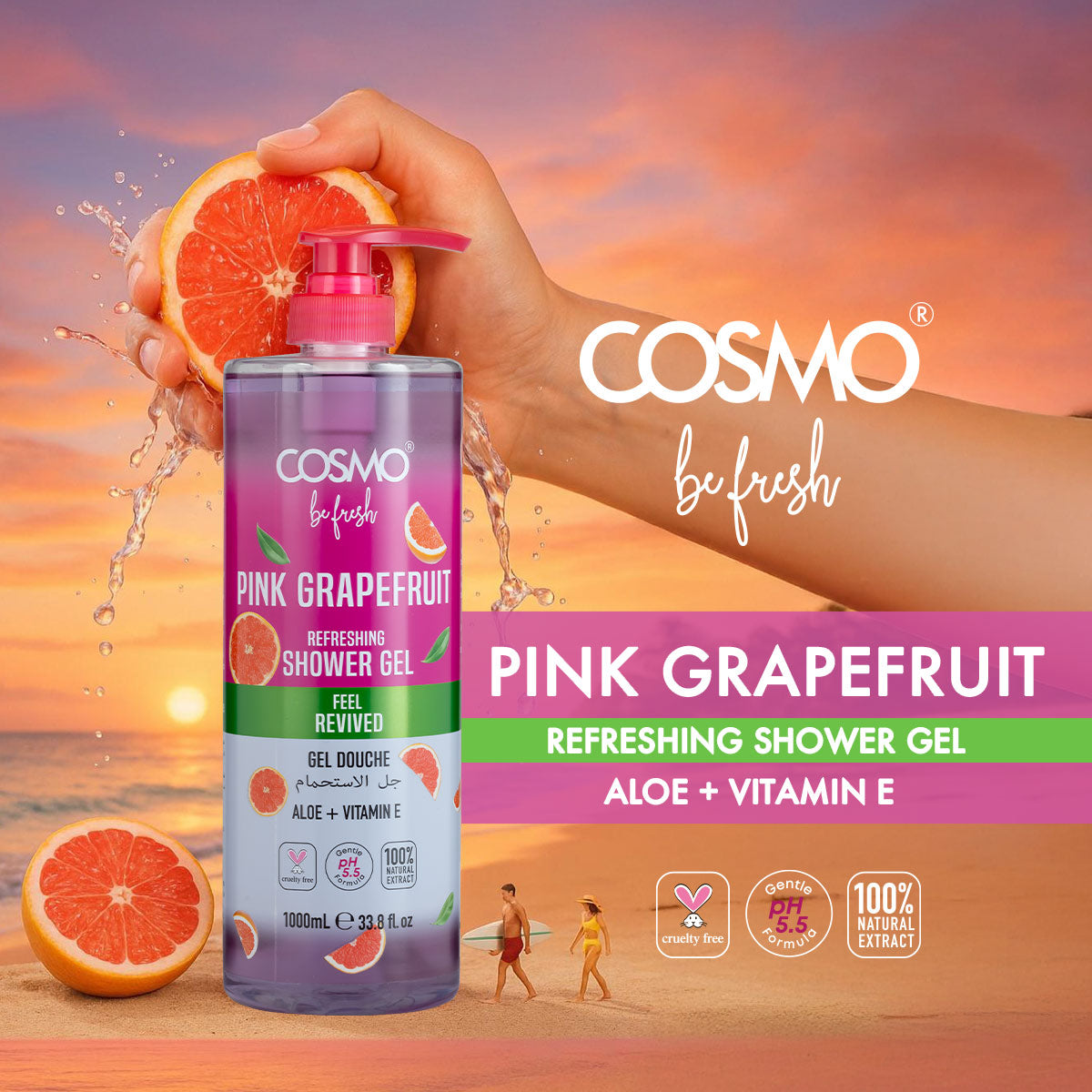 Pink Grapefruit Shower Gel